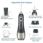 Rechargeable Cordless Water Flosser – Portable Oral Irrigator with 5 Cleaning Modes & 360° Rotating Nozzle - [UAE]
