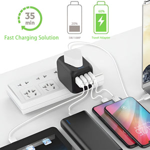 Universal Travel Adapter with USB & Type-C – Worldwide All-in-One Power Plug