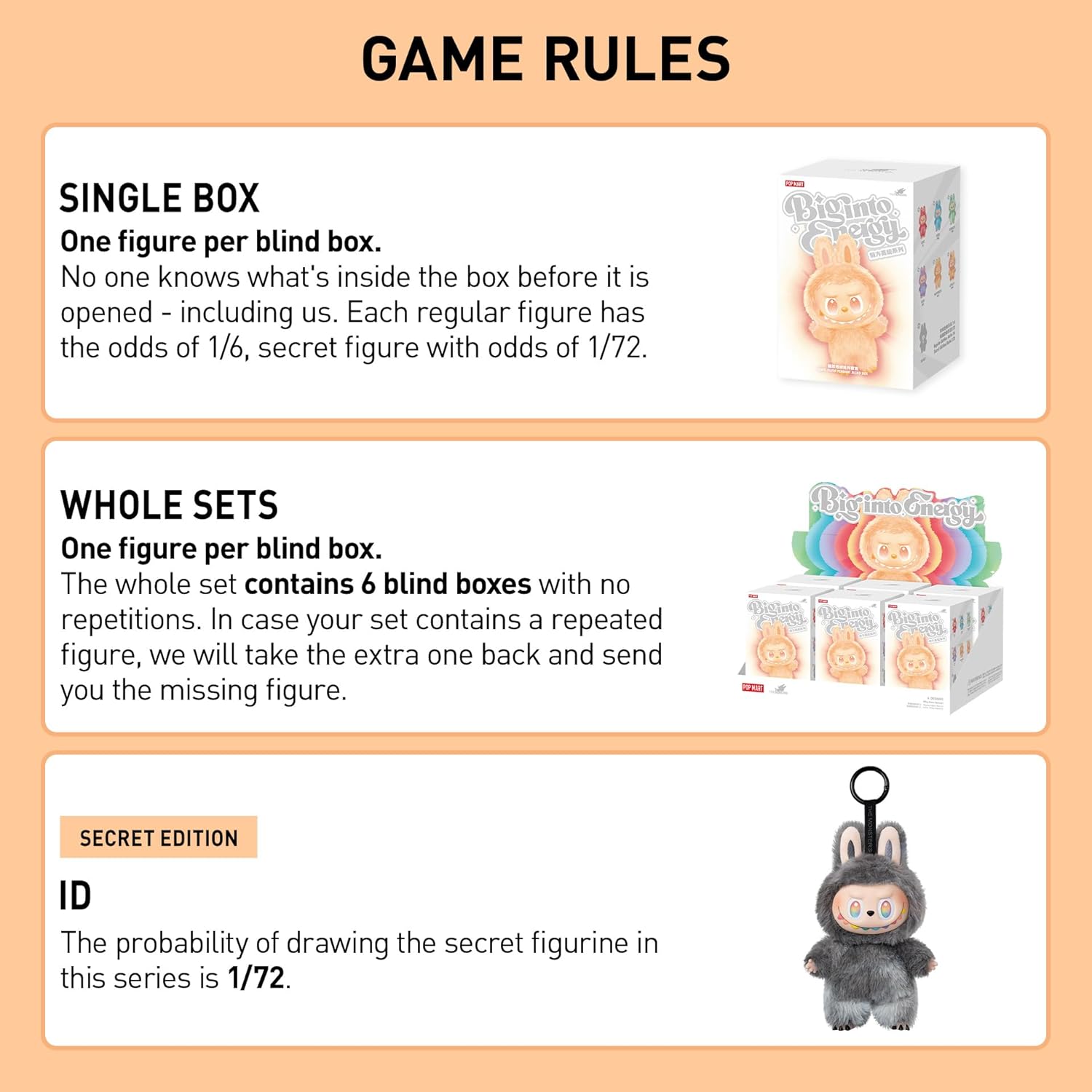 Labubu Biginto Energy Blind Box Series | Fuzzy Collectible Figures - [UAE]