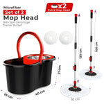 360° Spin Mop and Bucket Set - مجموعة ممسحة ودلو - My Store