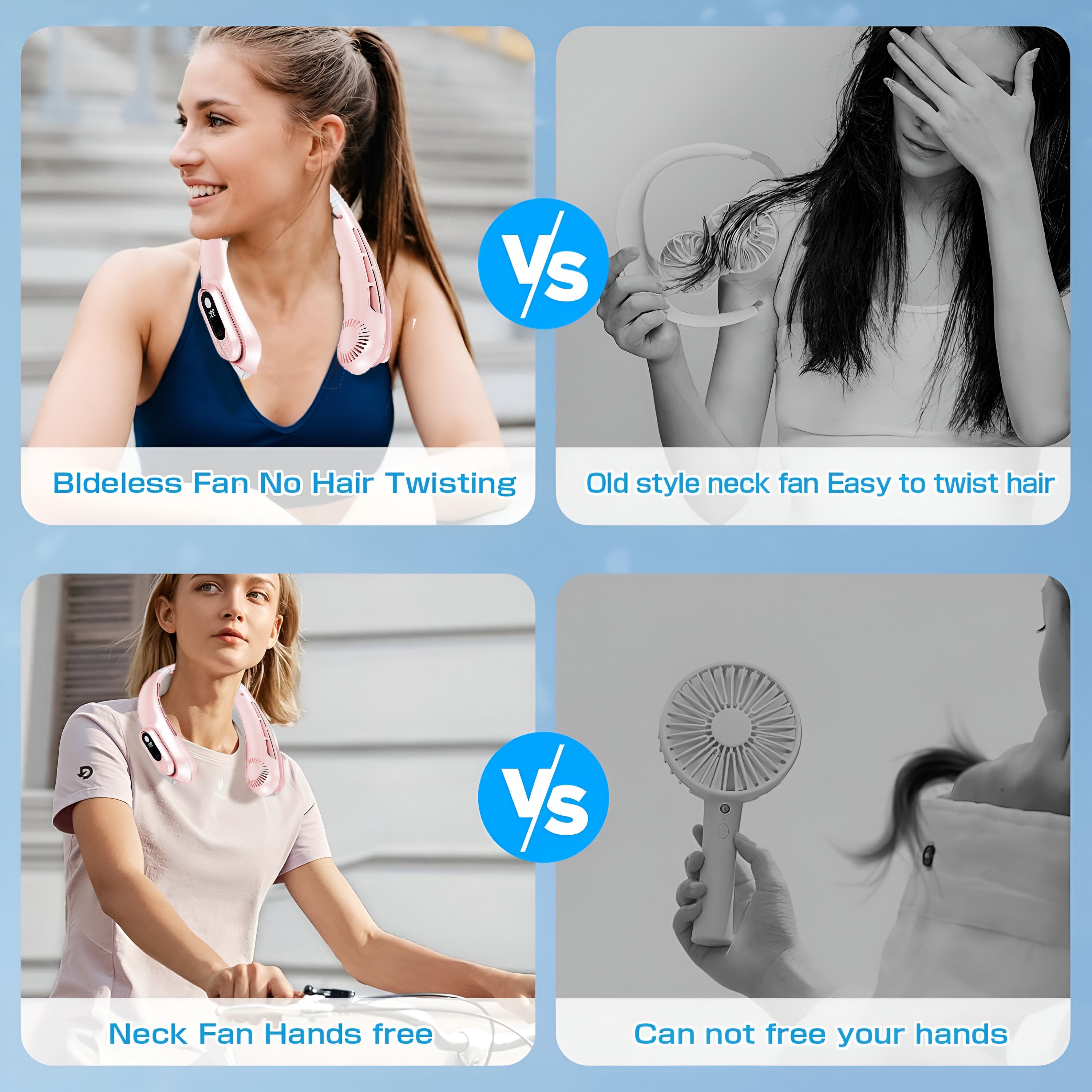 Portable Neck Fan - مروحة الرقبة المحمولة - My Store